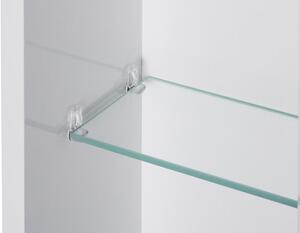 Jokey MDF skříňky FUNA LED Zrcadlová skříňka (galerka) - bílá - š. 68 cm, v. 60 cm, hl. 22 cm 111913320-0110