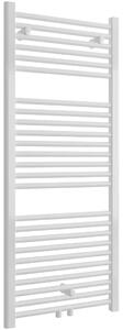 Koupelnový radiátor Lincoln - středové připojení 50mm/boční - 366W - bílá lesklá - 1200x500 mm