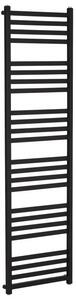 Koupelnový radiátor Fulgiduson - boční připojení - 765W - černá matná - 1800x530 mm