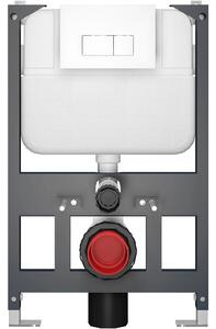 Modul Basic pro WC závěsné - nízký - předstěnová instalace/sádrokarton - 52,5x80 cm