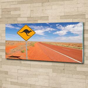 Foto obraz sklo tvrzené Cesta v Austrálii osh-65364006