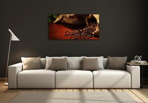 Foto obraz skleněný horizontální Zrnka kávy osh-6552955