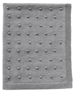 Deka pro miminko POPCORN ooh noo 75x95 cm šedá