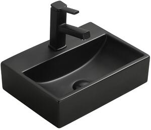 MEXEN - Mini umyvadlo na desku, 40 x 30 cm - černá matná - 21094085