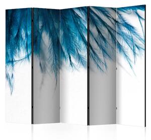Artgeist Paraván - Sapphire Feathers II [Room Dividers] Velikosti (šířkaxvýška): 225x172
