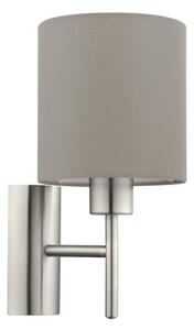 Eglo 94925 - Nástěnné svítidlo PASTERI 1xE27/60W/230V taupe