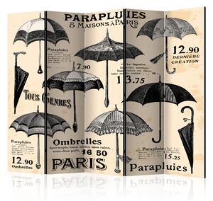 Paraván - Vintage Umbrellas II [Room Dividers]