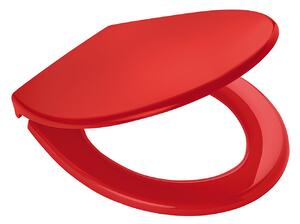 Ridder 02101106 MIAMI WC sedátko, soft close, PP termoplast - červená, 44,3 × 37 cm
