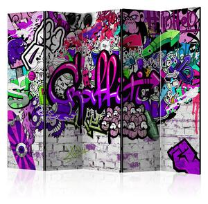 Paraván - Purple Graffiti [Room Dividers]