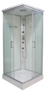 Sanotechnik - TWIST 2 - Rohová sprchová kabina s hydromasáží 90 x 90 x 210 cm