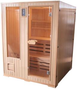 Sanotechnik - HELSINKI - finská sauna pro 3 osoby 152 x 152 cm