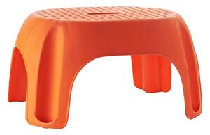 Ridder Senior program Stolička do koupelny, oranžová, nosnost 100 KG - v. 22 cm, š. 33 cm, hl. 24 cm A1102614