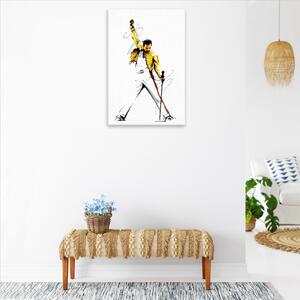 Obraz na plátně - Freddie Mercury 01 - 40x60 cm