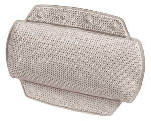 Spirella polštář do vany ALASKA, šedo-hnědá, PVC, 32 x 23 cm