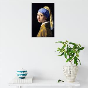 Obraz na plátně - Dívka s perlami Johannes Vermeer - 40x60 cm