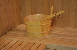 M-SPA - Suchá sauna s troubou pro 4 osoby 180 x 180 x 200 cm