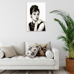 Obraz na plátně - Audrey Hepburn 01 - 40x60 cm
