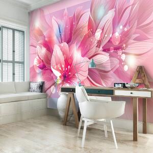 Fototapeta - Květinové umění - abstraktní (152,5x104 cm)