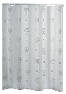 Ridder Sprchové závěsy Sprchový závěs COSMOS, textilní - šedý dekor - 120 x 200 cm 47137
