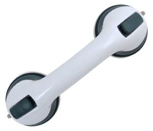 MSV madlo do koupelny SAFE, s přísavkami, bílé, ABS, 29 cm