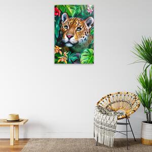 Obraz na plátně - Tygr v džungli - 40x60 cm - CZ výroba