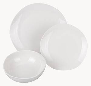 Sada porcelánového nádobí Wave, pro 6 osob, 18 dílů