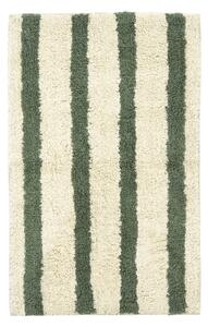 Koupelnová předložka Tufted Green Stripes 50 × 80 cm