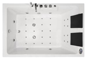 M-SPA - Koupelnová vana s hydromasáží 642 HC pravá 186 x 121 x 65 cm