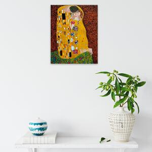 Obraz na plátně - Polibek Gustav Klimt - 40x50 cm