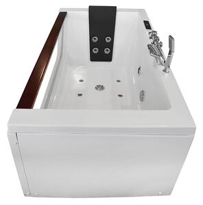 M-SPA - Koupelnová vana 8007 s hydromasáží pro 1 osobu 180 x 90 x 59 cm