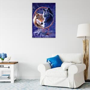 Obraz na plátně - Vlci ve snu - 40x60 cm - CZ výroba