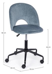 Bizzotto Kancelářská židle Linzey - světle modrá