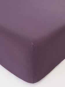 MK Lůžkoviny Jersey prostěradlo Classic 90 x 200 cm – ametystová