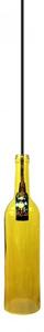 V-TAC Závěsná lampa láhev pro žárovky E14, Žlutá