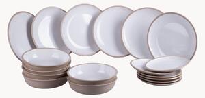 Sada porcelánového nádobí Bistrot, pro 6 osob, 18 dílů