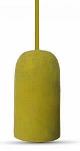 V-TAC Betonová závěsná lampa váza (9 barev), Žlutá