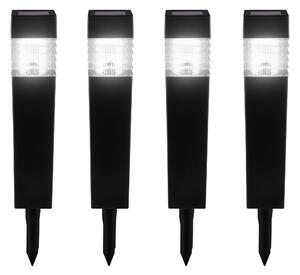 Livarno® Solární LED svítidlo, 4dílná sada (obdélník) (100397671001)