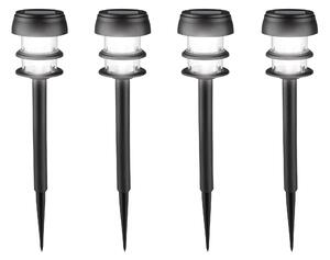Livarno® Solární LED svítidlo, 4dílná sada (úzký) (100397671002)