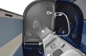 M-SPA - Sprchový box pravý stříbrný hydromasážní 02188 120 x 85 x 220 cm