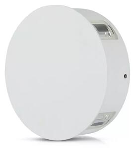 V-TAC 4-směrné bílé kulaté nástěnné LED svítidlo 4W IP65, Neutrální bílá 4000 - 4500K