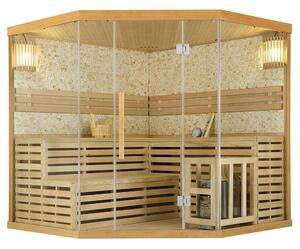 M-SPA - Suchá sauna pro 5 osob s kamny STONE 200 x 200 x 200 cm