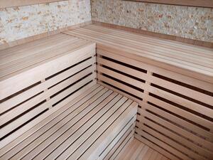 M-SPA - Suchá sauna pro 5 osob s kamny STONE 200 x 200 x 200 cm