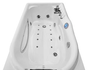 M-SPA - Koupelnová vana s hydromasáží 1634 + pro 1 osobu 168 x 87 x 60 cm