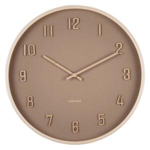 NÁSTĚNNÉ HODINY světle hnědá 41 cm Karlsson - Nástěnné hodiny, Online Only