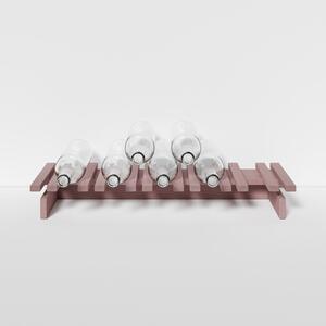 Raxi | Array 1015 tabletop, Stojan na víno | 5 lahví Barva: Pink Violet