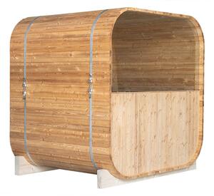 M-SPA - Zahradní sauna čtvercová 180 cm x Ø 210 cm