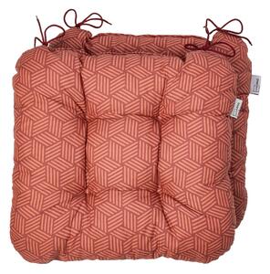 Livarno® Podsedák Valencia/Miami, 40 x 43 cm, 2 kusy (červená) (100400828003)