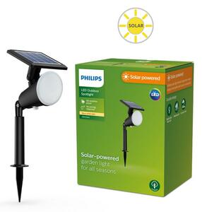 Philips 8720169269132 Outdoor solar Jivix solární zapichovací svítidlo/reflektor LED 1,4W/150lm 2700K IP44 černá