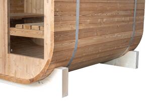 M-SPA - Zahradní sauna čtvercová 180 cm x Ø 210 cm