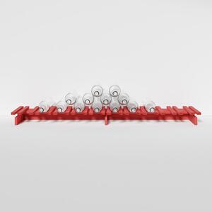 Raxi | Array 1011 tabletop, Stojan na víno | 10 lahví Barva: Rosso